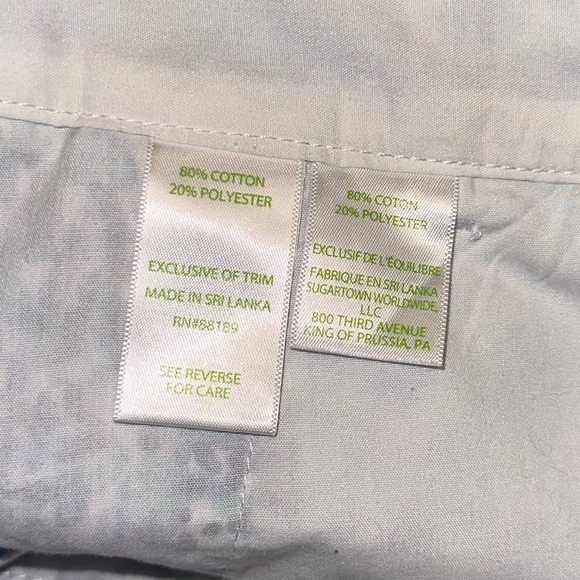 Lilly Pulitzer Callahan 5” Short in Resort White Toe In Pineapple Lace Sz 6 - Picture 12 of 12